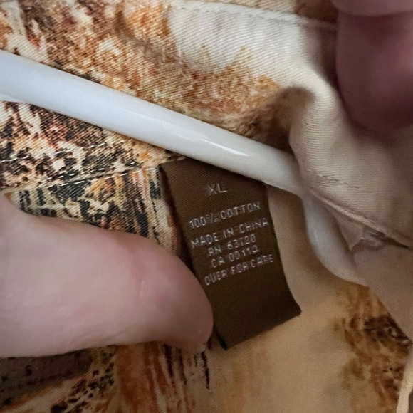 Morgan Creek Shirt Size XL Button-Down All Over Deer Print Outdoor Hunting - Picture 5 of 5